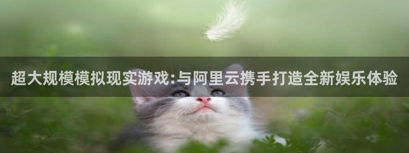沐鸣娱乐2登录平台：超大规模模拟现实游戏:与阿里云携手打造全新娱乐体验